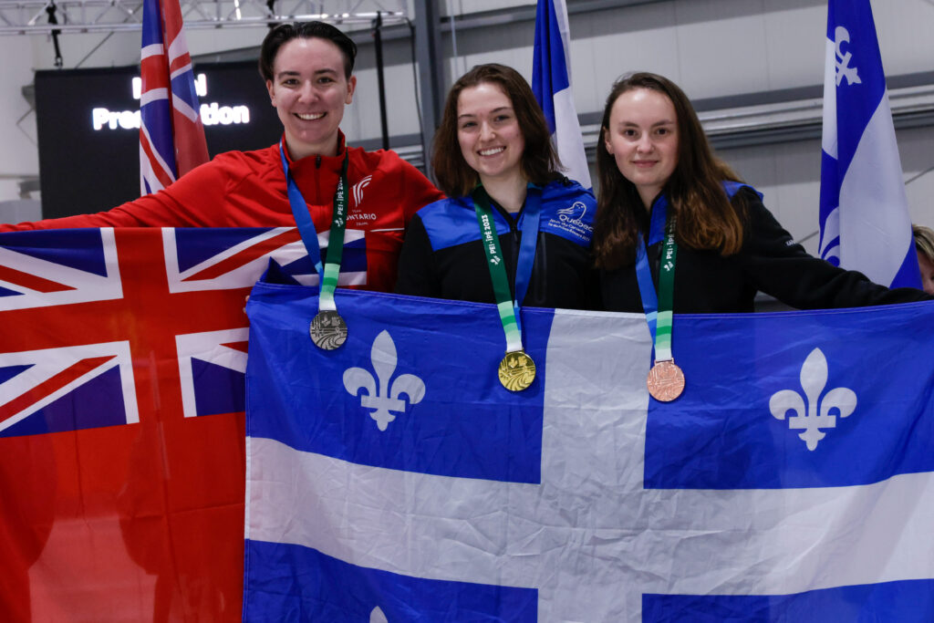 IPE 2023: Les Québécois Roselyne Pigeon et Alexis Bélanger remportent l'or  du 1500m en courte piste aux Jeux d'hiver du Canada - Speed Skating Canada