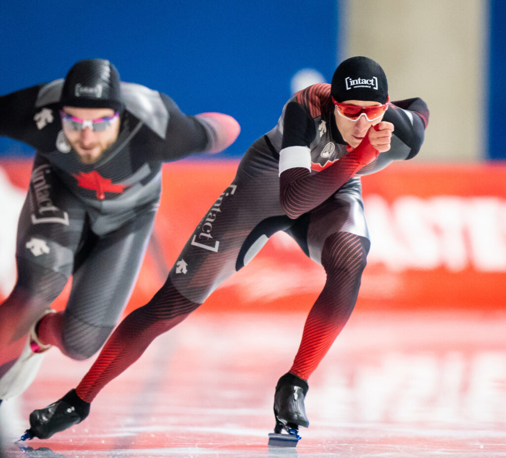 Olympians Blondin, Howe, Weidman and Plomin are on top of the podium at the Canadian Championships